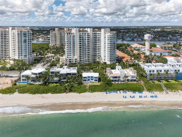 Across the street from the beach