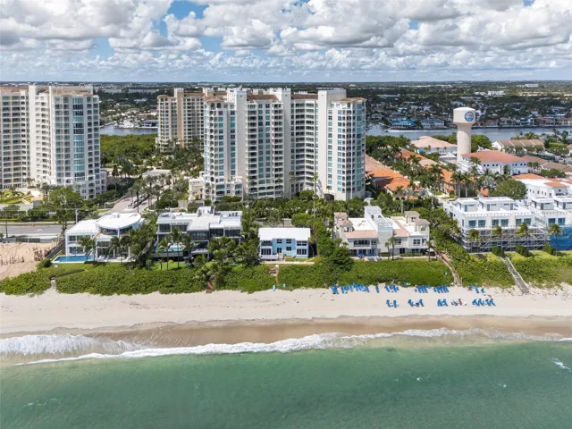 Across the street from the beach