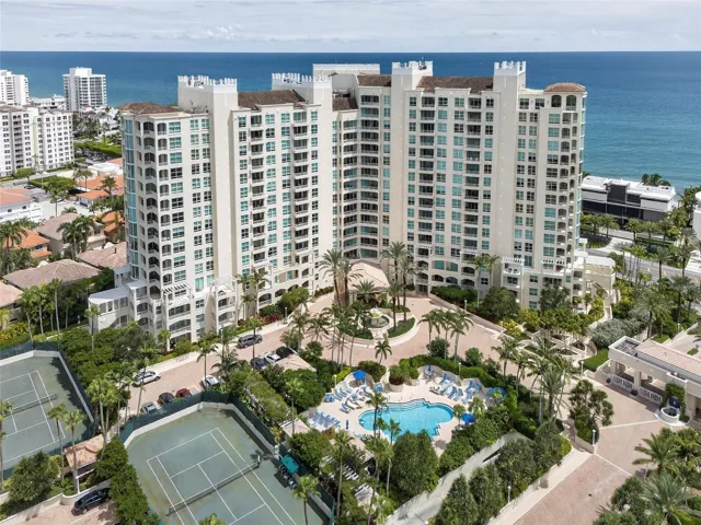 beach, community pool and tennis court.