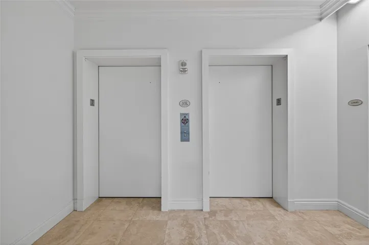 Private elevator entry