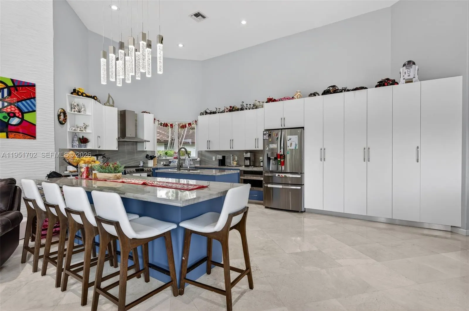 Large kitchen pantry for groceries