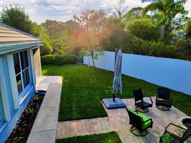 Paver Patio View
