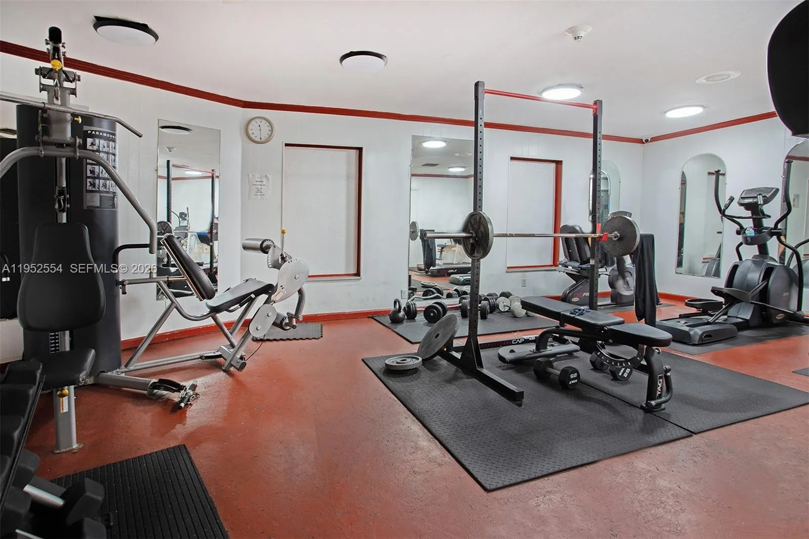 CLUBHOUSE GYM AND EXERCISE ROOM