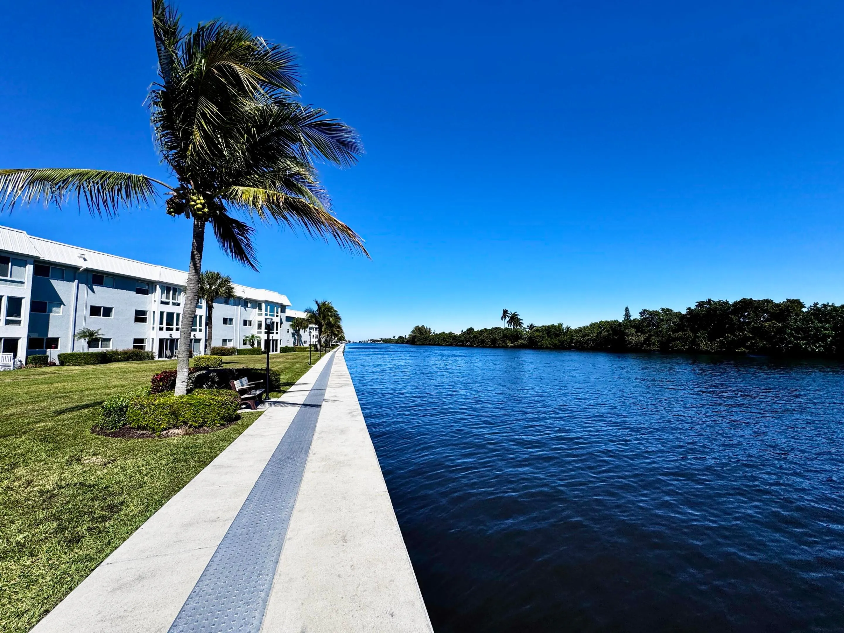 Enjoy walking on the approx. 1500ft intracoastal front walking path on the property.