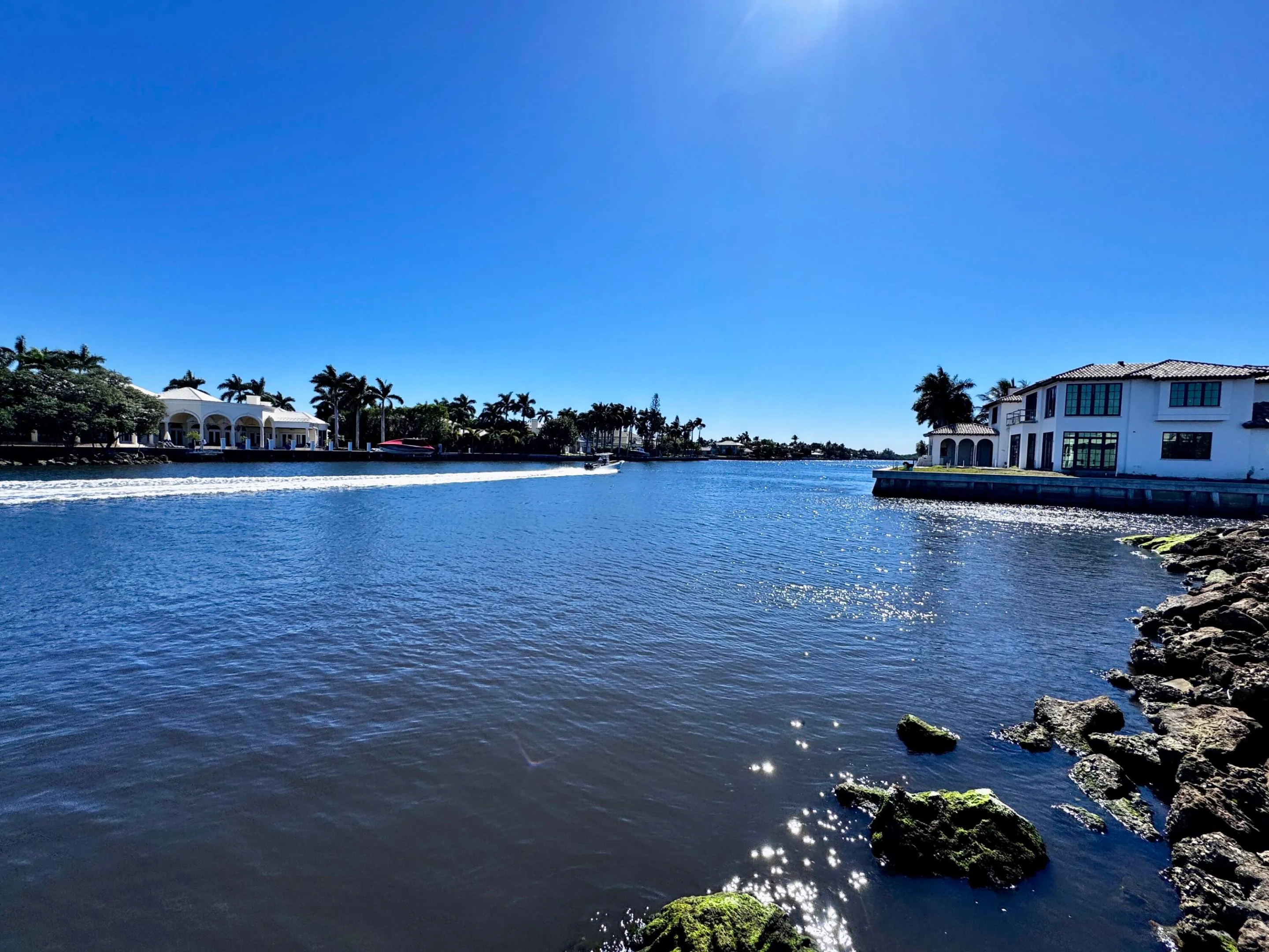 View of the Intracoastal waterway from the property.