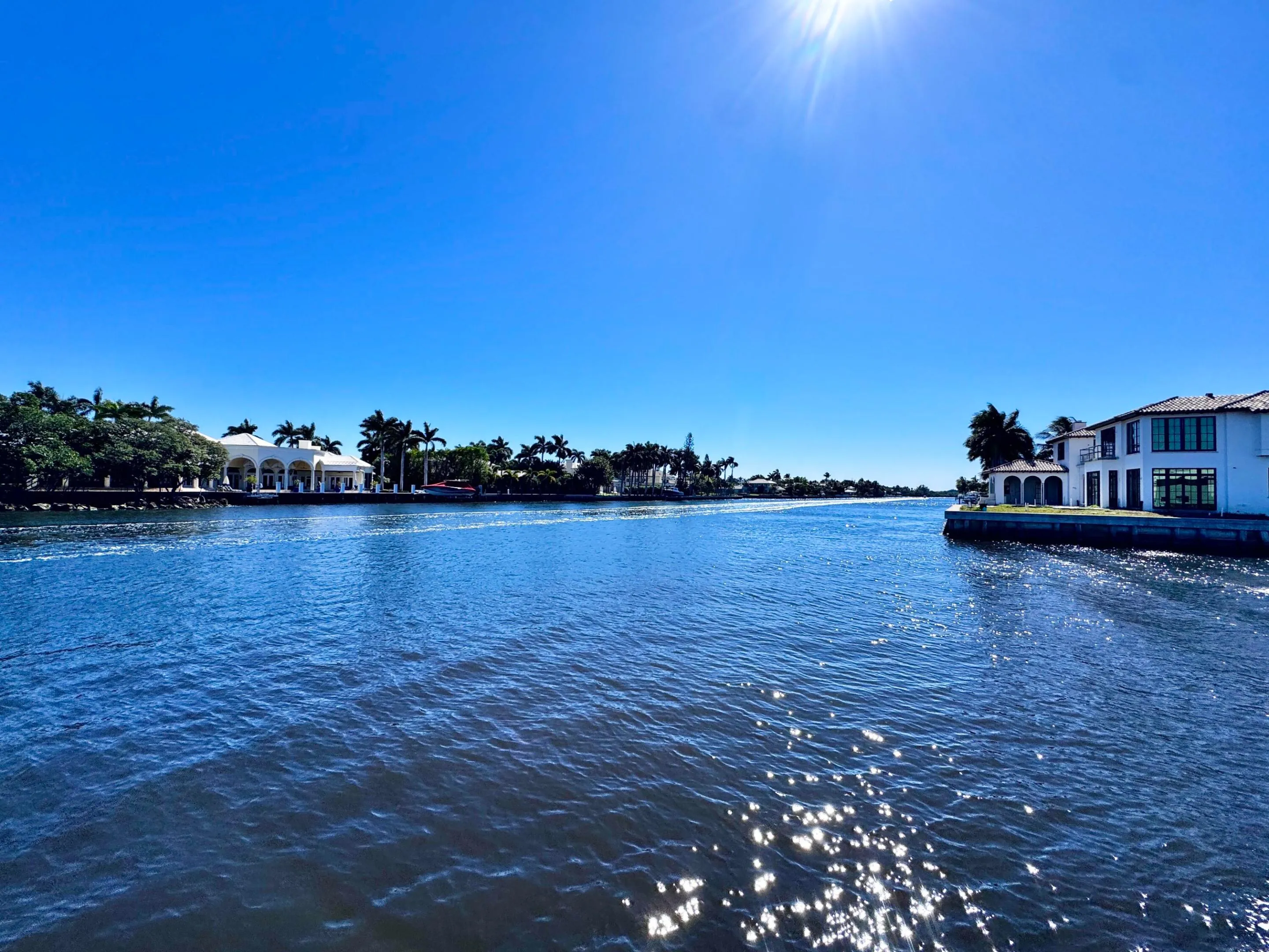 View of the Intracoastal waterway from Colonial Club.
