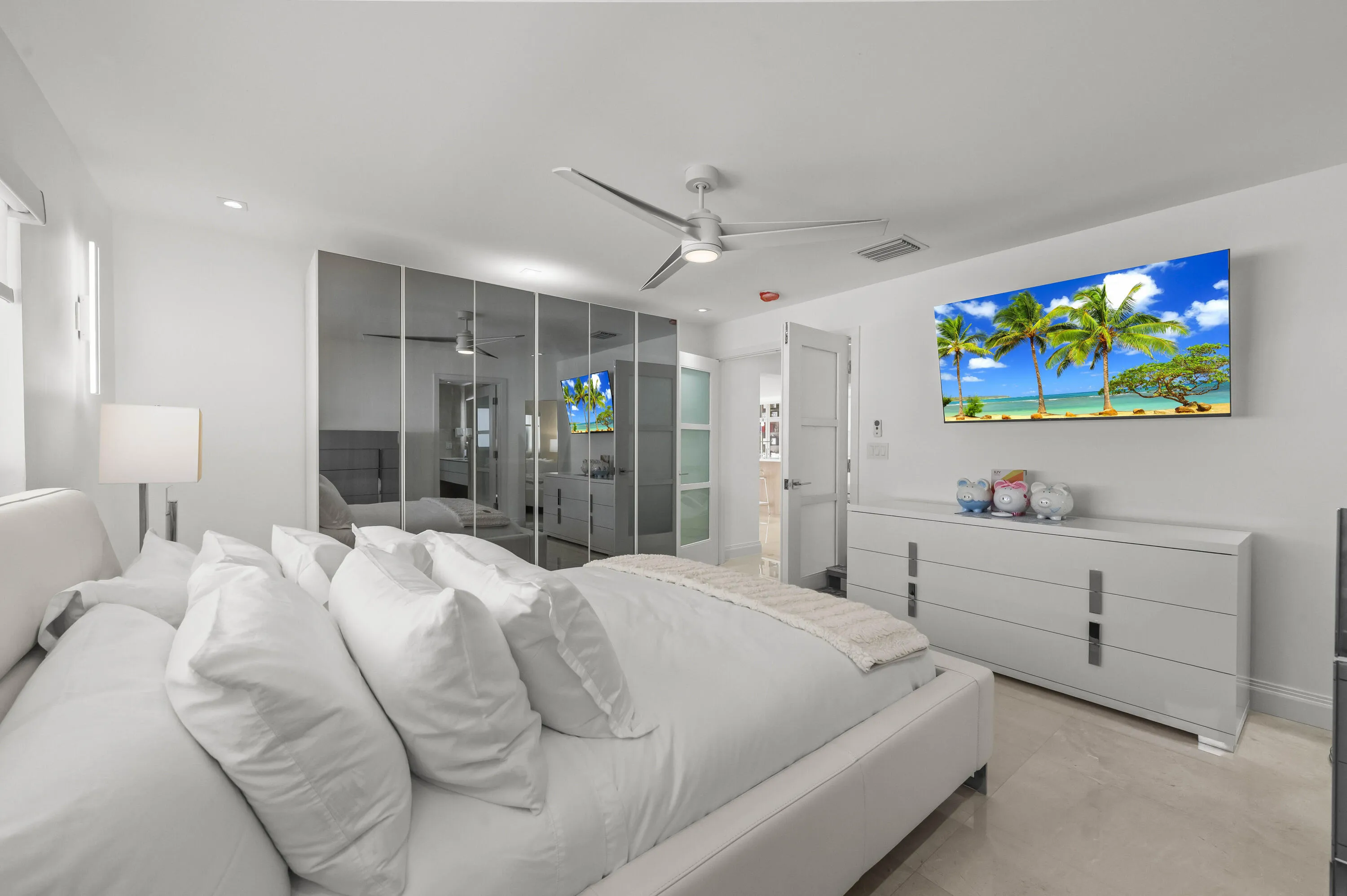 Extra closet space in the Master Bedroom.