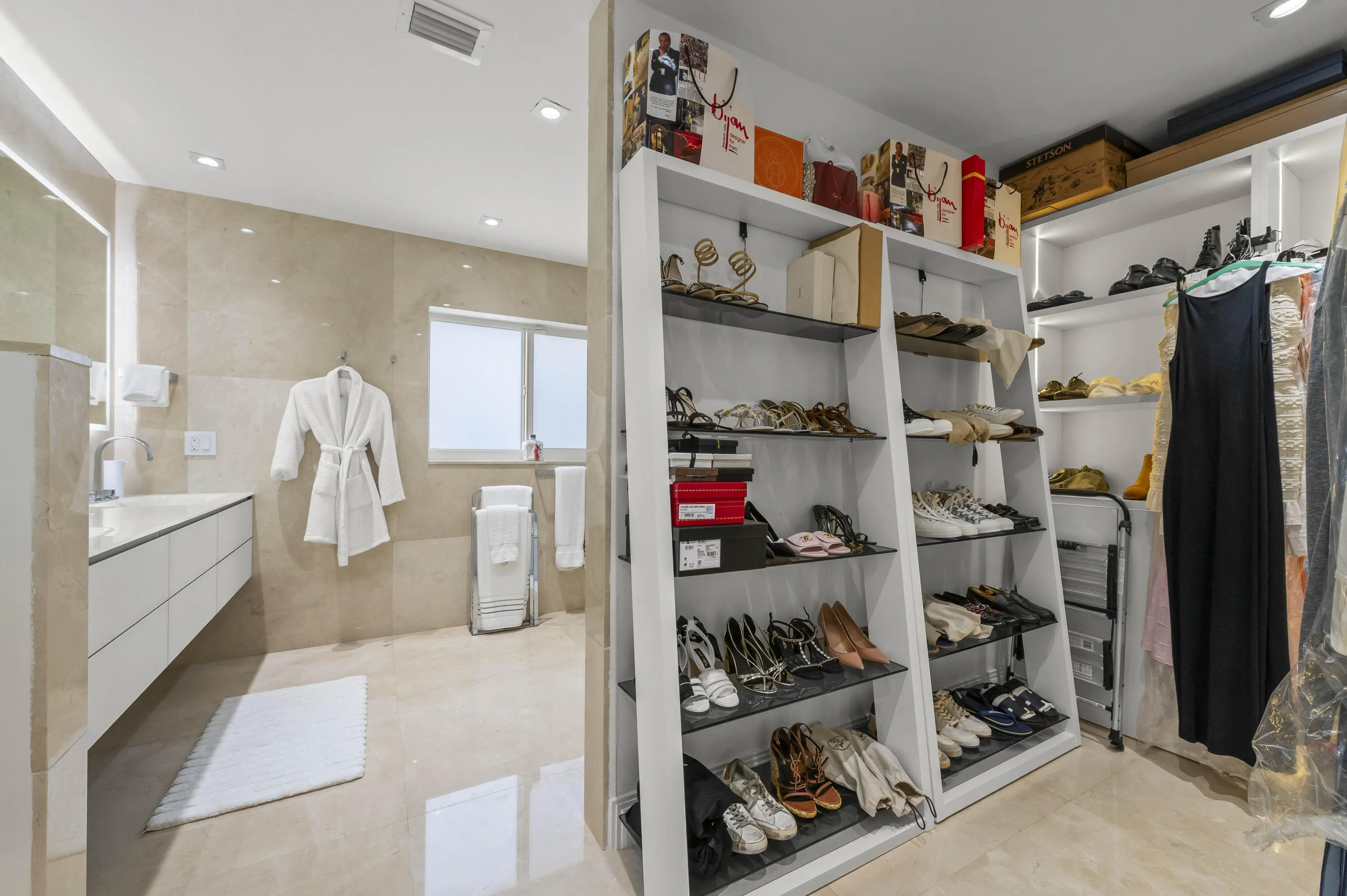 Master Walk-in closet