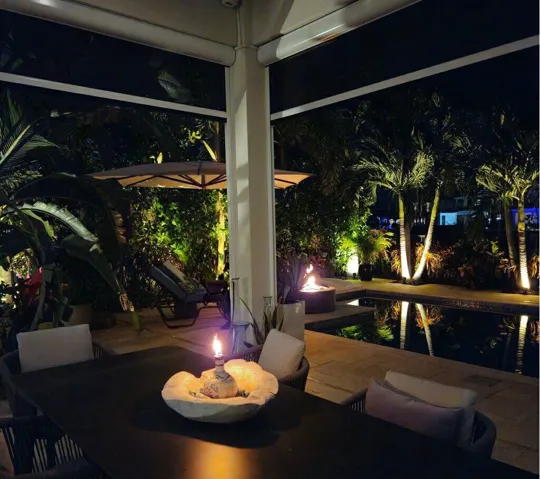 lanai and pool