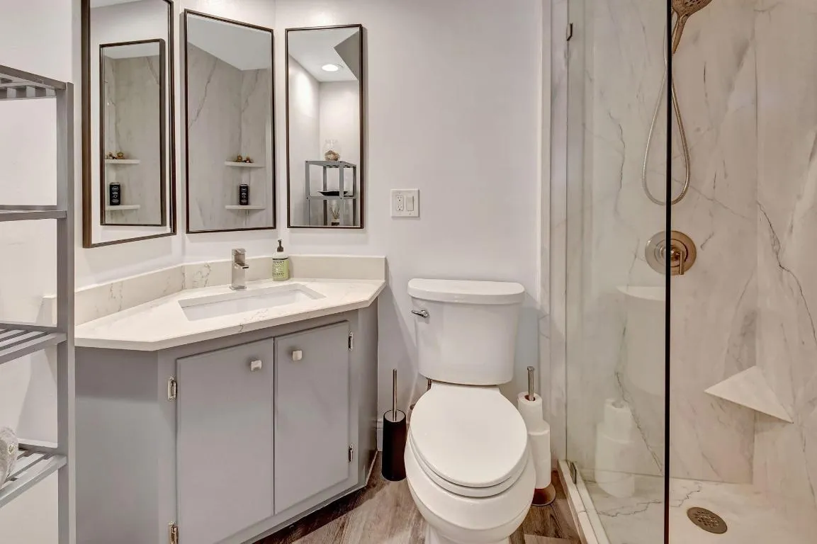 NEWLY RENO'D GUEST BATH