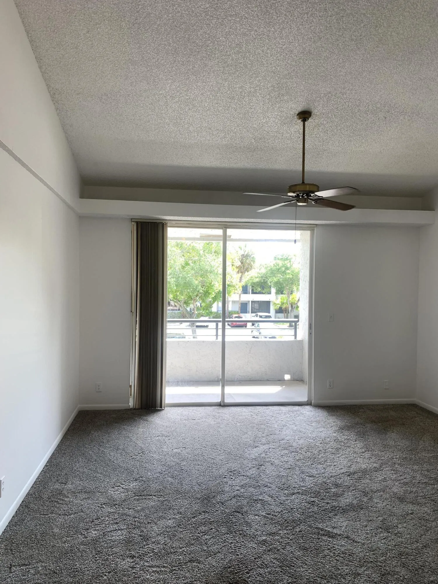 View from dining room facing the living