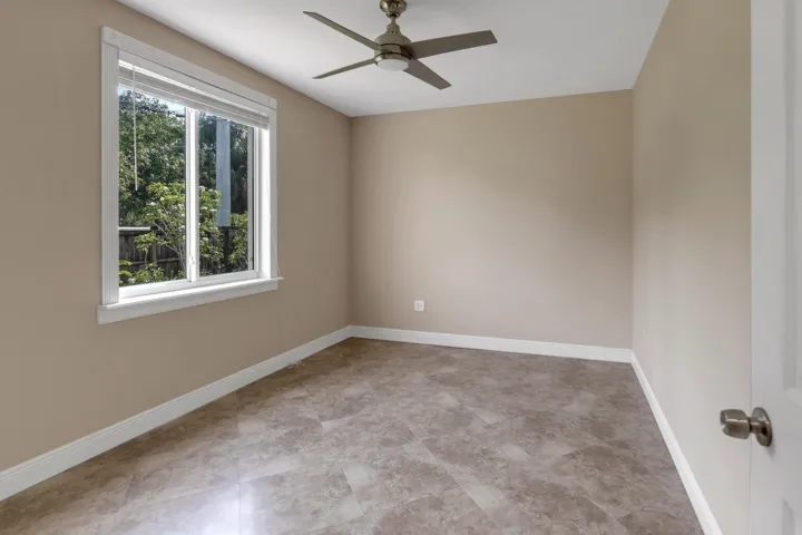Oversized bedroom in the efficiency apartment