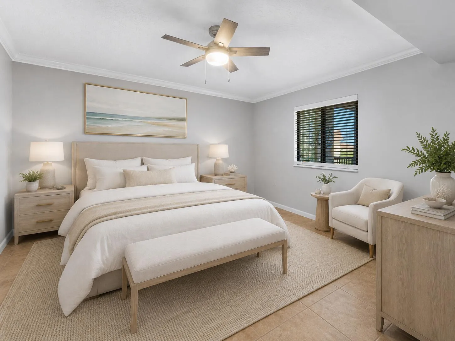 The furniture shown in the photos is virtually staged.