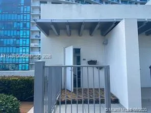 private entrance to the pool area