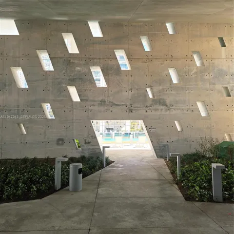 Pool entrance