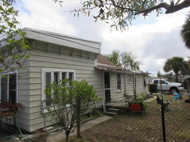 Rear entrance -- West