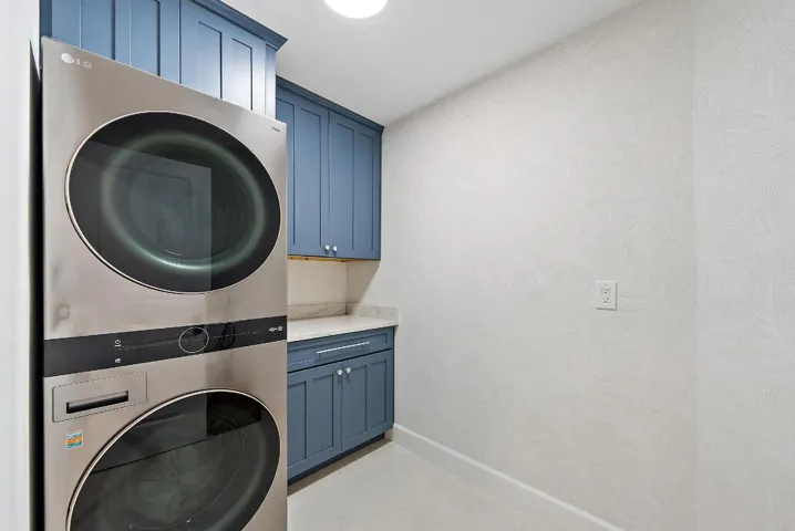 downstairs laundry room