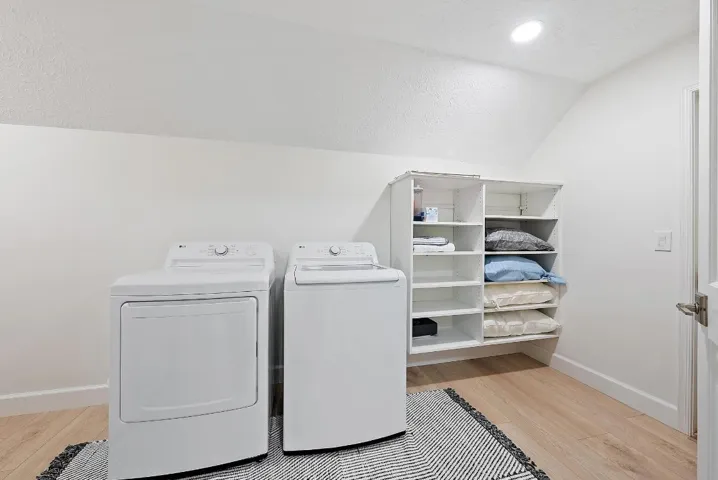 upstairs laundry room