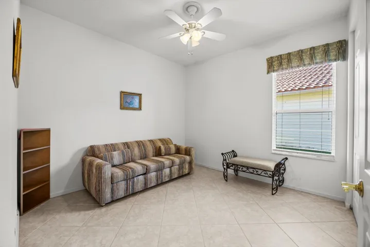 2nd bedroom with custom built closet....