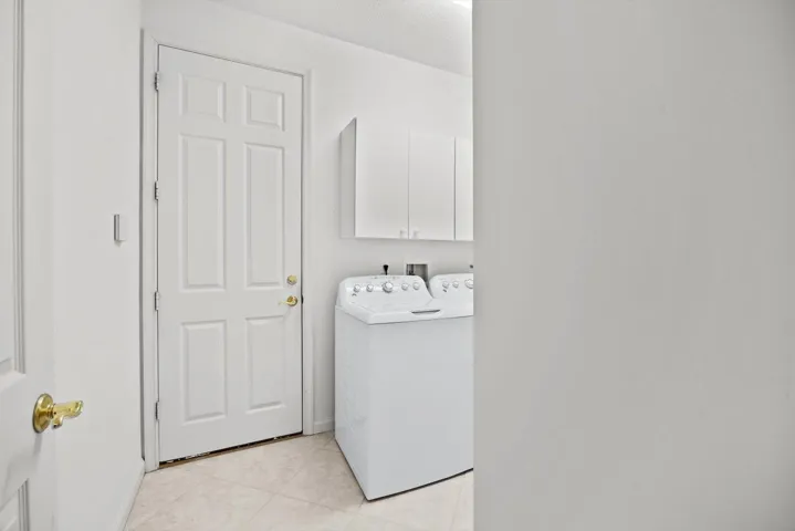 Inside laundry
