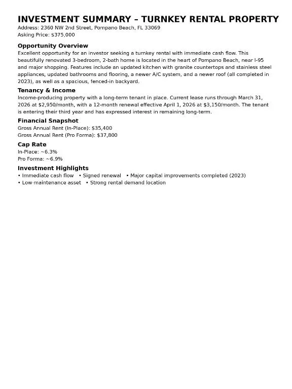 Investment_Summary_2360_NW_2nd_Street_Po