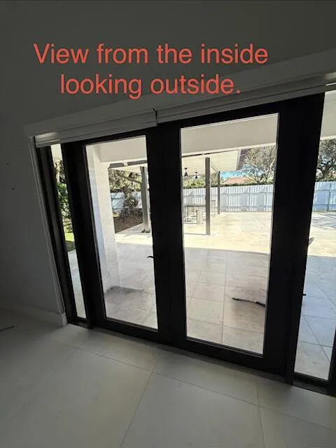 View from family room.