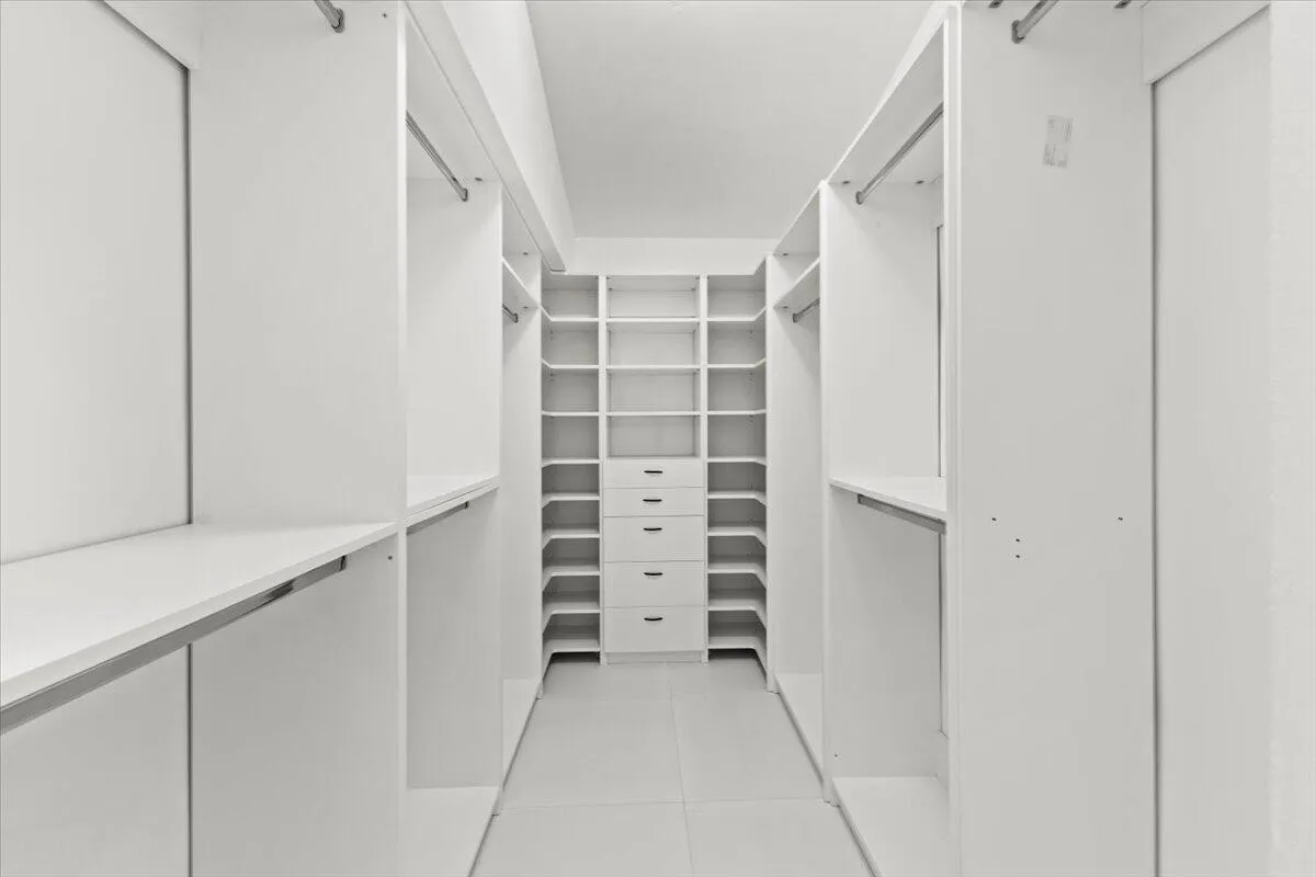 In Master bedroom, huge walk-in closet.