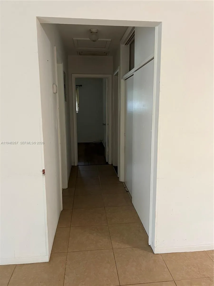 Main Hallway with Storage