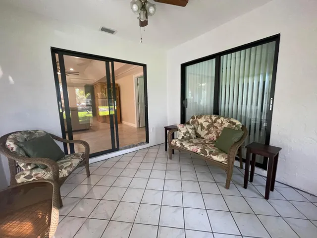 Enclosed Florida room