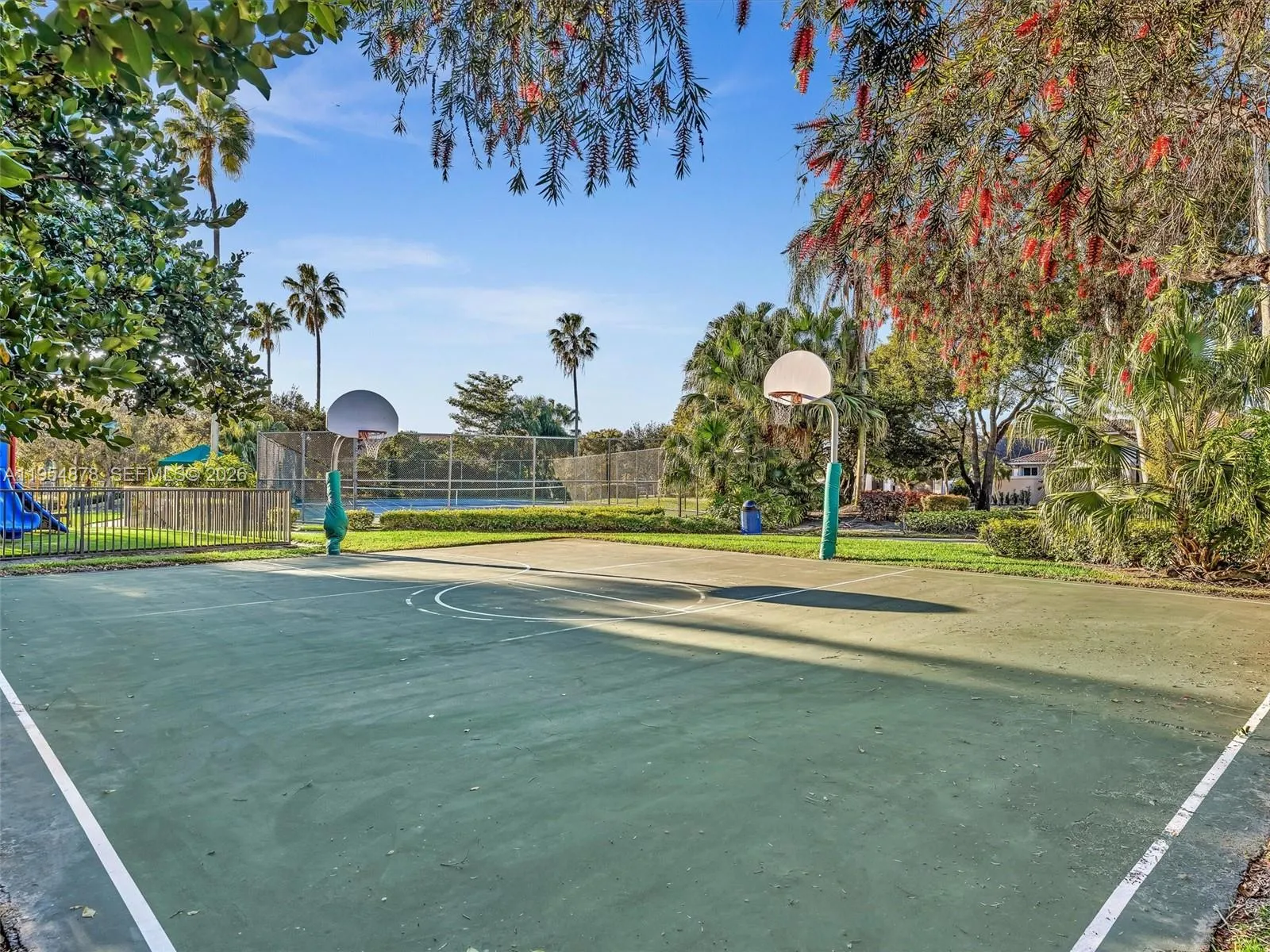 Half Basket Ball Court