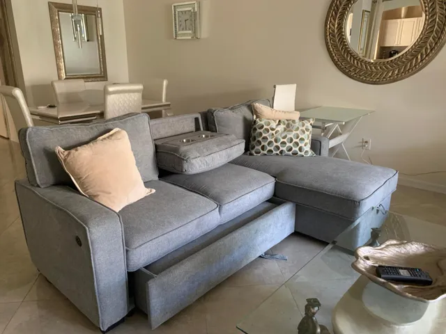 NEW sofa with extra Storage and sleeping space