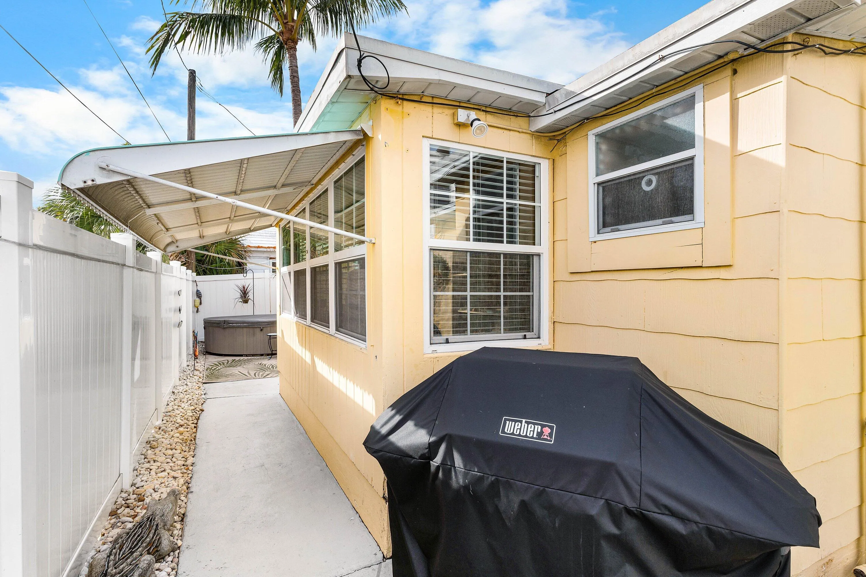 Completely Fenced in Yard