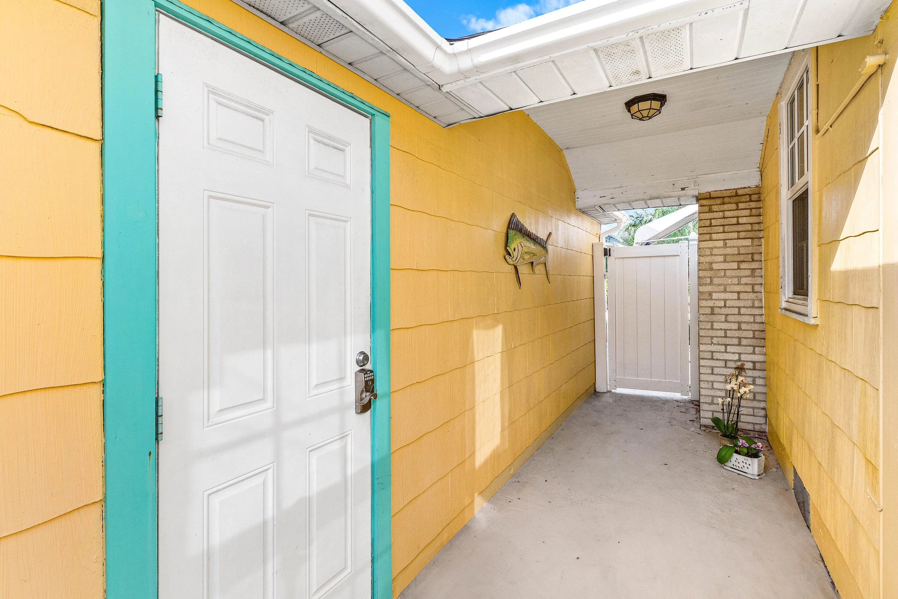 Area From Garage Into Main Home