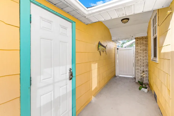 Area From Garage Into Main Home
