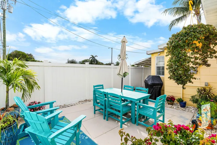 Completely Fenced in Yard