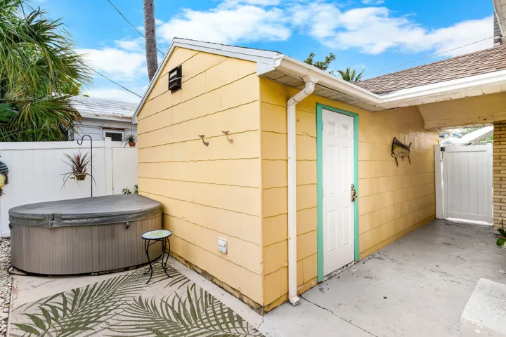 Completely Fenced in Yard - Spa Area