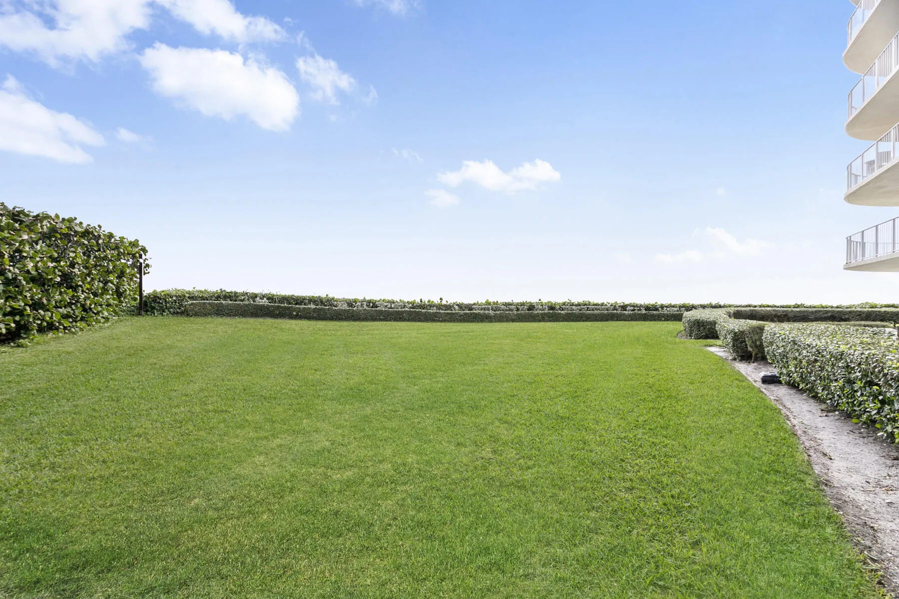 Lawn off condo unit