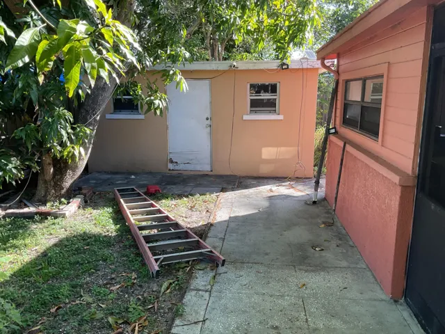 Back yard