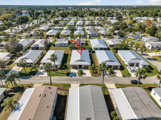 Aerial Views House and Community
