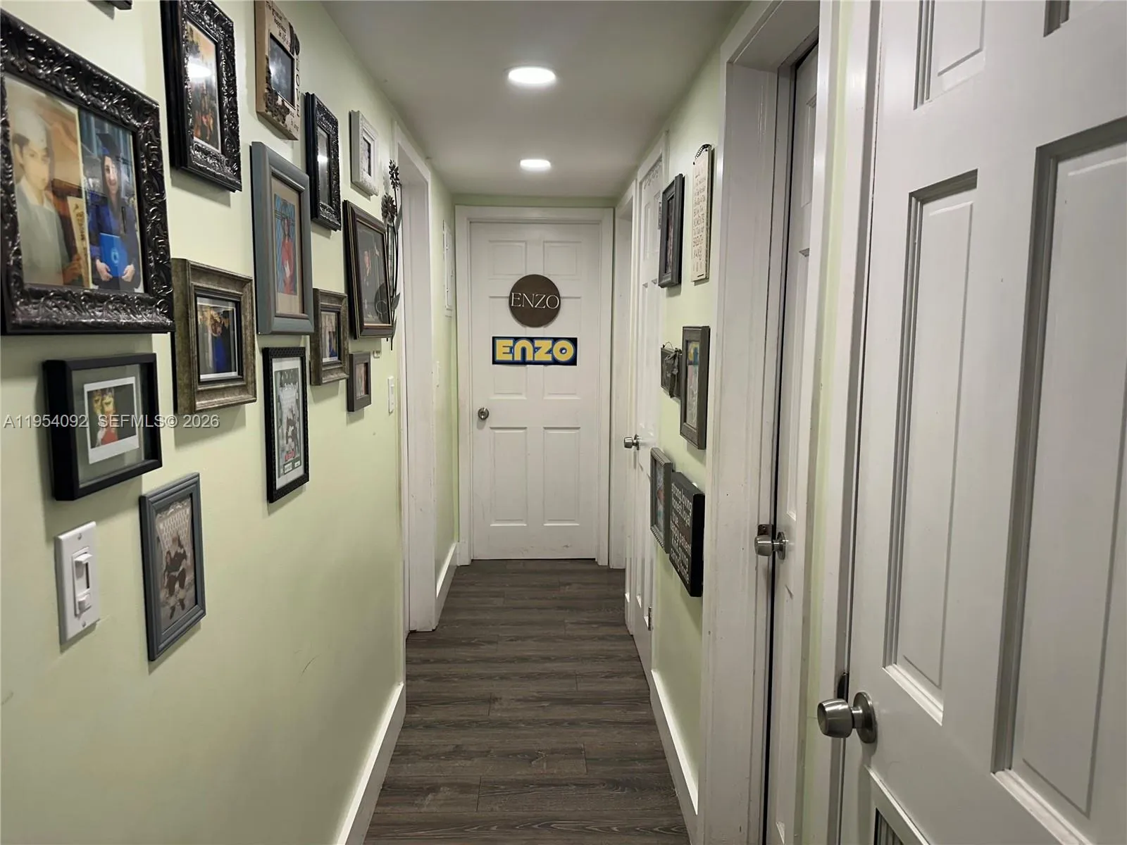 Hallway to bedrooms