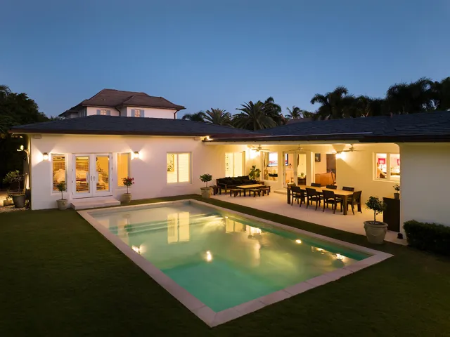 Pool Dusk