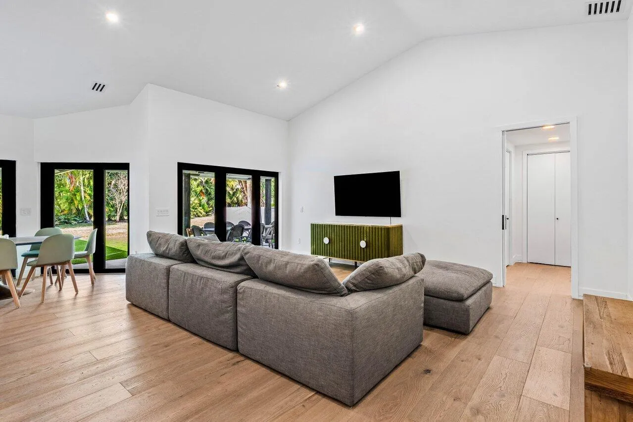 Family room view