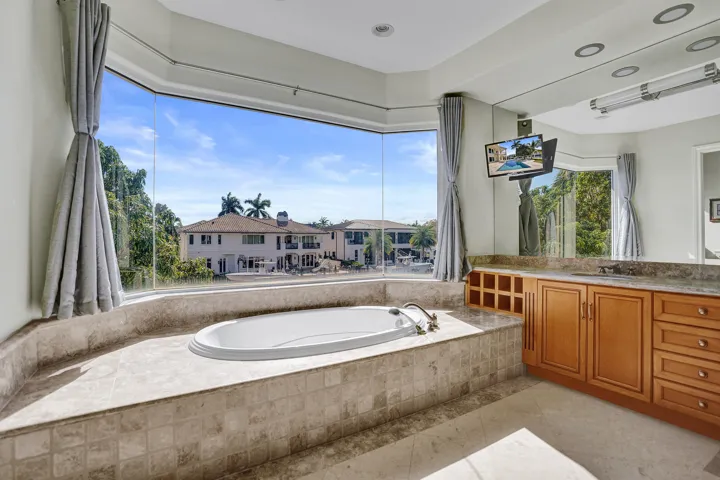 Owner's Primary Ensuite 1 Whirlpool Tub and Vanity Second Floor