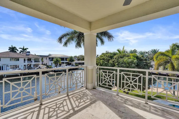 Owner's Primary Suite 1 Balcony with Spiral Staircase to Pool-Patio