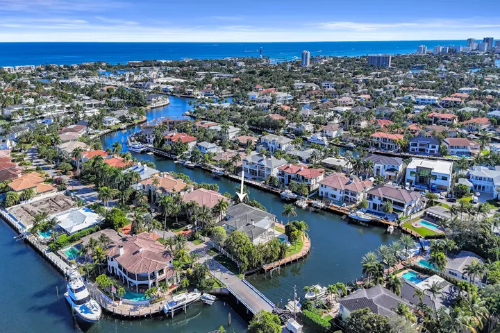 Aerial View Facing SE to Hillsboro Inlet