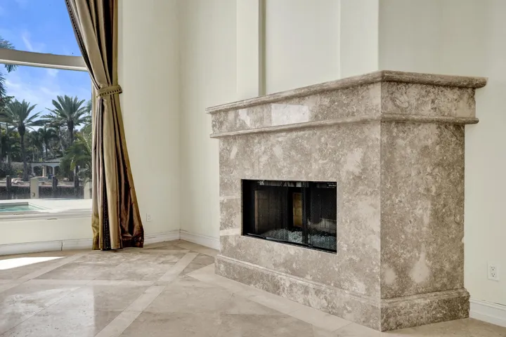 Fireplace in Formal Living Room
