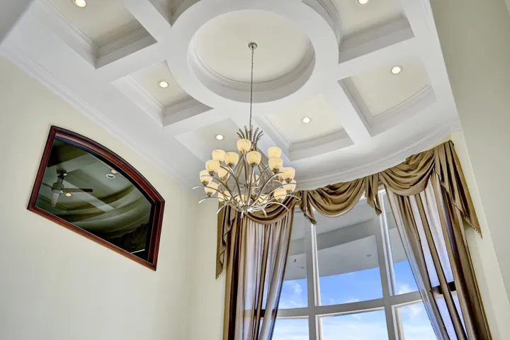 Living Room Coffer Ceiling