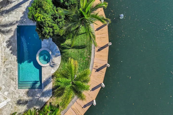 Aerial Overview of Pool