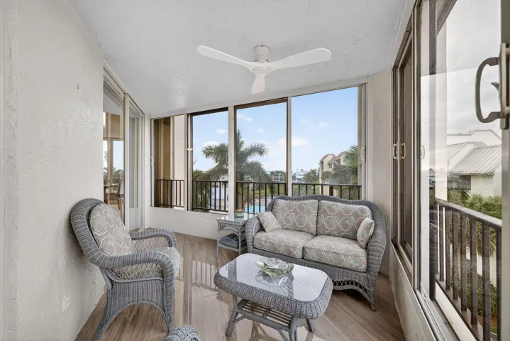 BALCONY OFF LIVING ROOM......