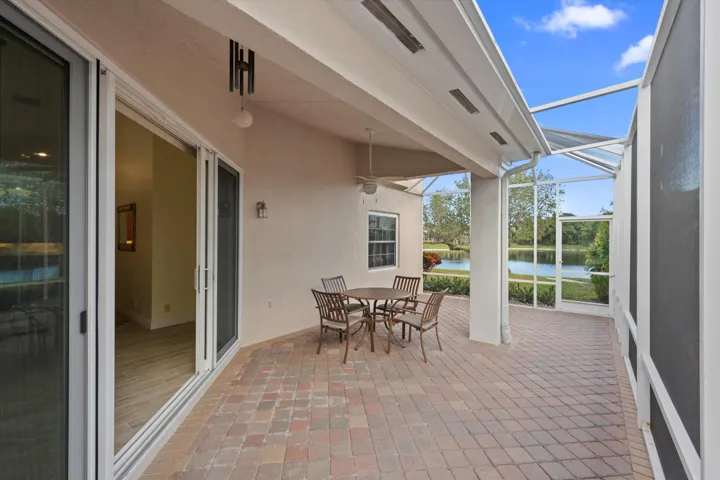 Brick paver patio